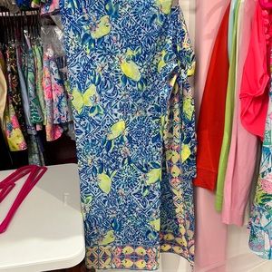 Lilly Pulitzer cover up sarong lemons 🍋